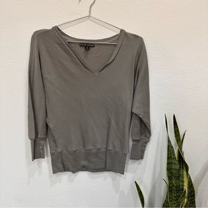 Ralph Lauren Blue Label Batwing 3/4 Sleeve V Neck